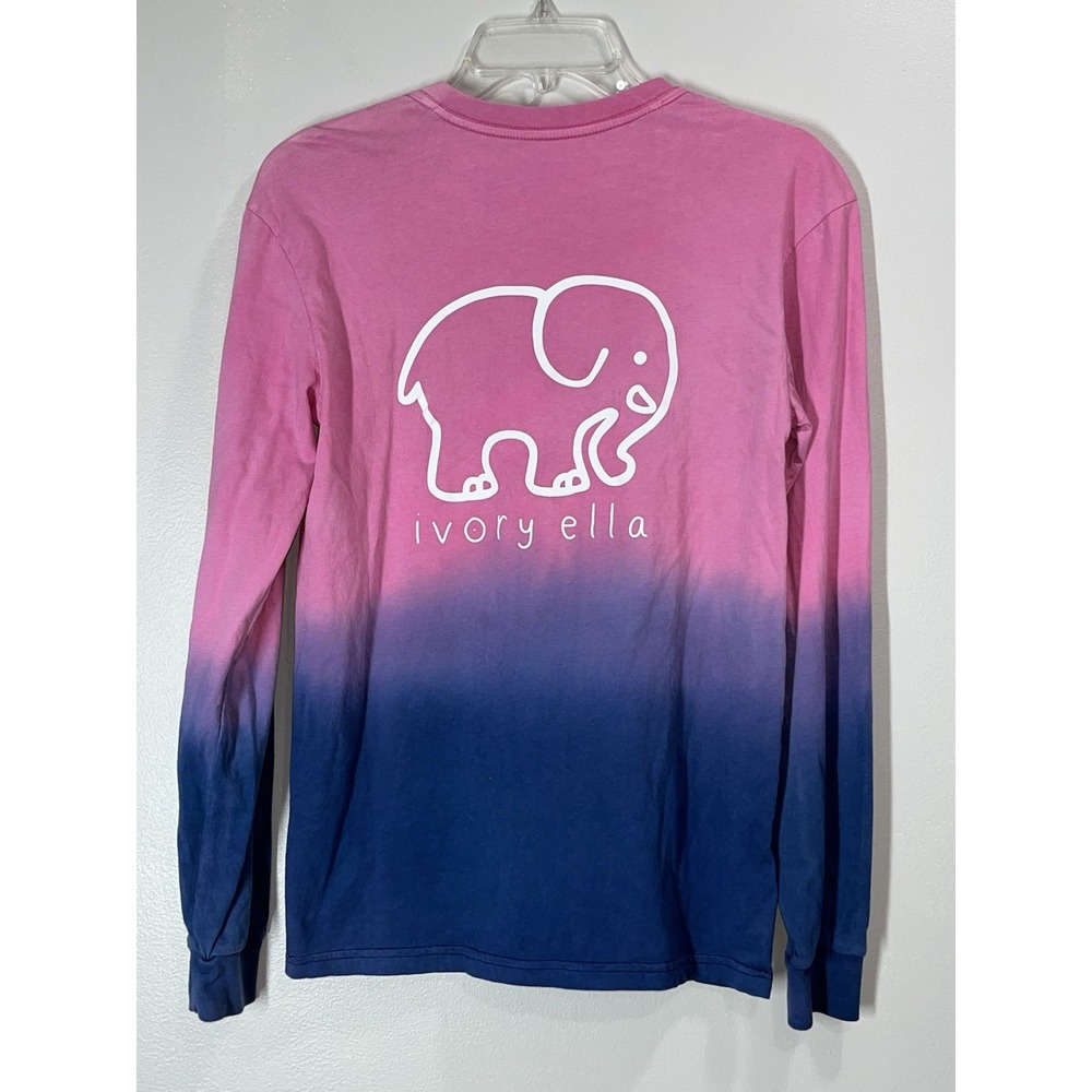 Women's Ivory Ella Pullover Crewneck Long Sleeve Shirt Size XS Elephant